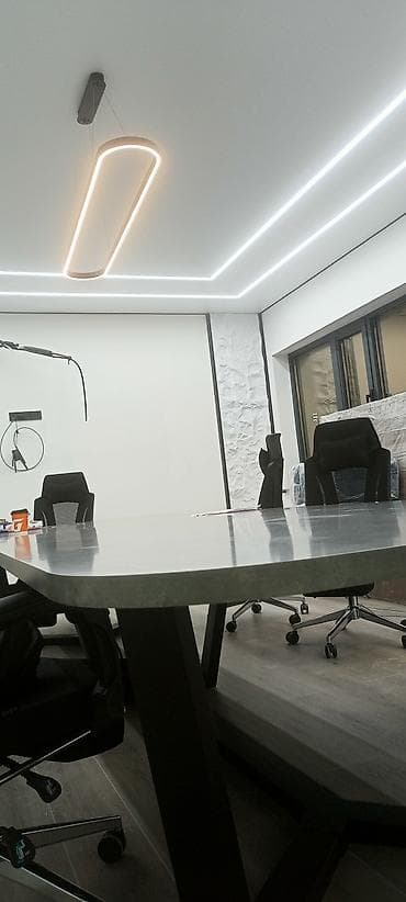 нарезка акрил: Натяжной потолок Глянцевое Монтаж — 4