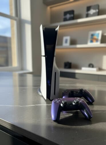 ps 5: Sony PlayStation 5 (версия с дисководом) с двумя гецмпадами игры FIFA — 1
