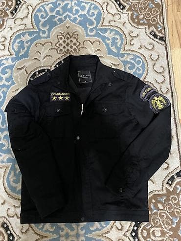 военная спецодежда: Куртка DE PLEIN Sports Fashion, размер M, чёрная. - Стиль — 1