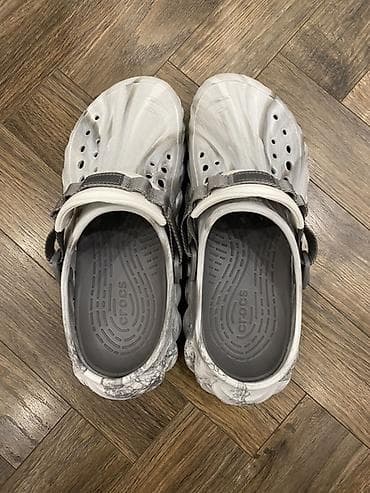 Жеке буюмдар: Саболор, 42, Crocs, Жаңы, түсү - Боз — 1
