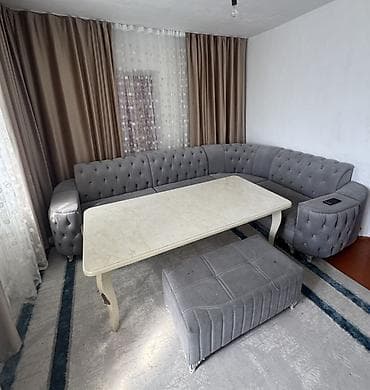 стол сатылат: Ашкана үчүн жумшак бурчек, Колдонулган, Өзү алып кетүү, түсү - Боз — 1