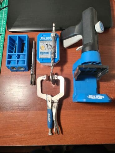 струбцина угловая: Продаю систему соединения Kreg на косой шуруп. В комплекте с — 1