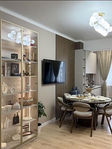 discovery studio: 2 комнаты, 55 м², Аламедин-1 мкр Элитка, 4 этаж, Евроремонт — 2