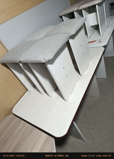 офисное кресло бу бишкек: Кухонный стол и стул, Новый, Бесплатная доставка, цвет - Белый — 8