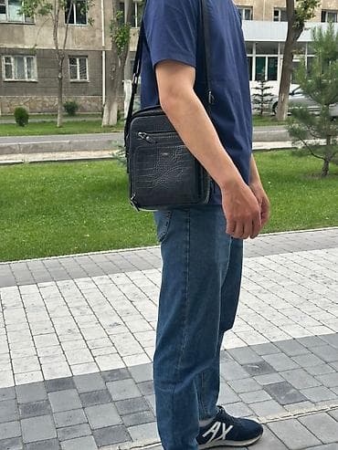 Барсетка, Материал: Искусственная кожа, Застежка на молнии, Новый