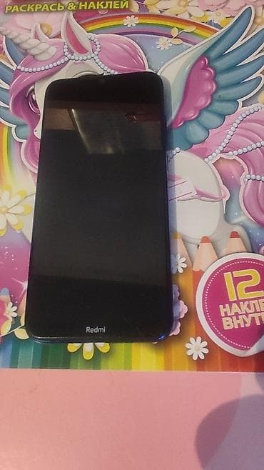 Redmi, Redmi Note 8T, Б/у, 128 ГБ, цвет - Синий, 1 SIM, 2 SIM