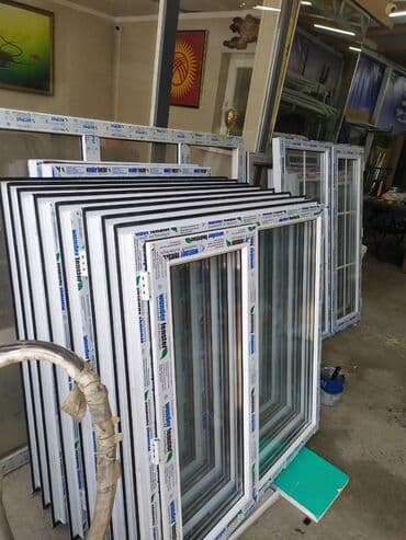 пластик терезе ош: Буюртмага пластик терезе, Терезе түрү: Витраждык, Мансард, Панорамалык, Акысыз орнотуу, Бөлүп төлөө жок — 8