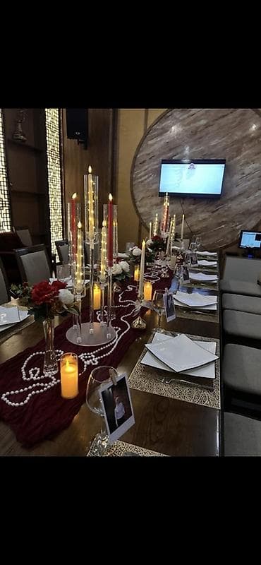 оформление залов: Праздничное оформление стола и декор мероприятий от - — 9