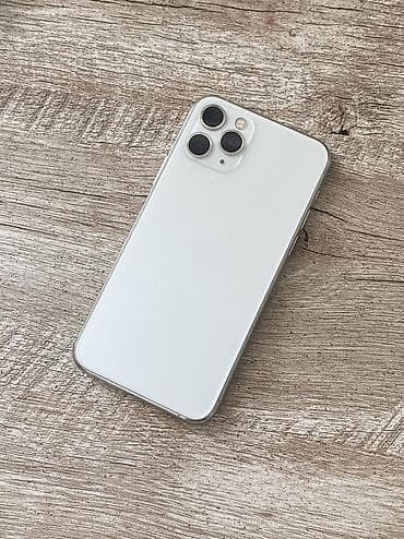 iphine x: IPhone 11 Pro, Б/у, 256 ГБ, White Titanium, 100 % — 1