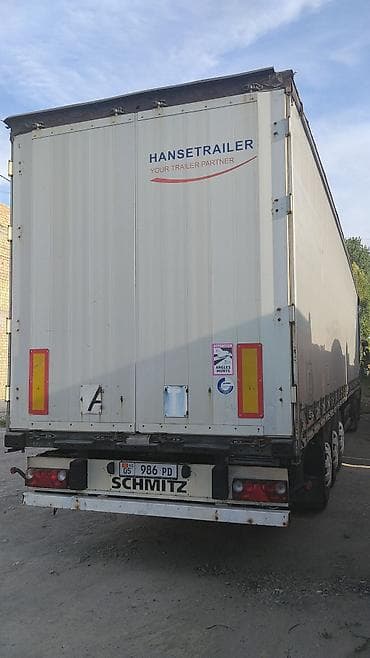 Полуприцеп шторный Schmitz / HanseTrailer. Подходит для магистральных at lalafo.kg Полуприцеп шторный Schmitz / HanseTrailer. Подходит для магистральных
