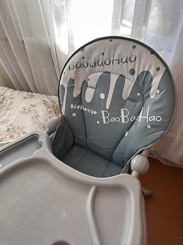 Балдар эмереги: Тамактандыруучу отургуч, Башка бренд, Металл, Отургучтун башка түрү, түсү - Боз — 3