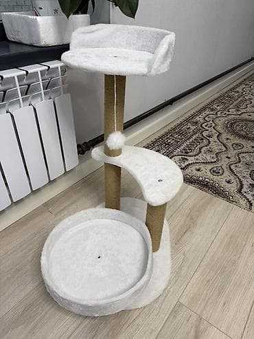 Игровой комплекс для кошек, многоуровневый.,горшок .Новый ножницы в