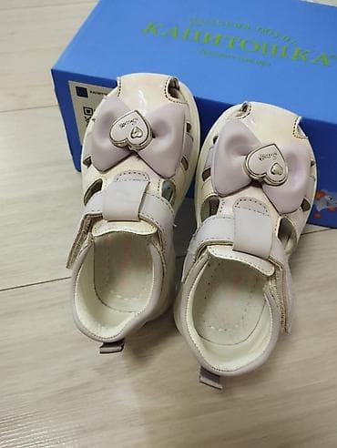 вязанные чешки: Детские сандалии для девочки Tom.M (модель 11688-A), размер 23. - — 3