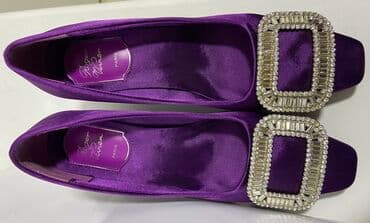 Ковролин: Туфли атласные "Roger Vivier" original классика на все времена. Размер — 3