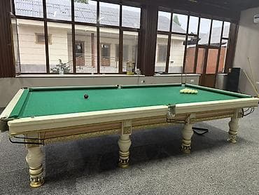 защитные шорты: Бильярдный стол для русской пирамиды, классический, с декоративной — 4