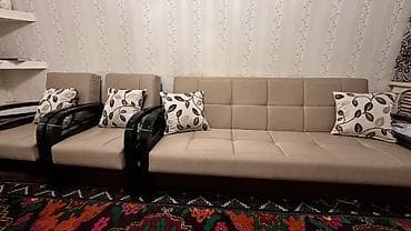 Комплект мягкой мебели, цвет - Бежевый