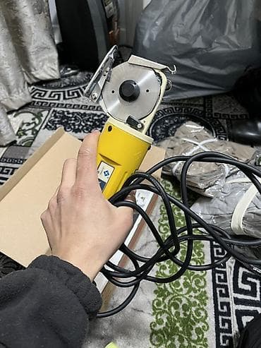 резка металл: Электрический дисковый раскройный нож для тканей LEJIANG YJ-70A - — 1