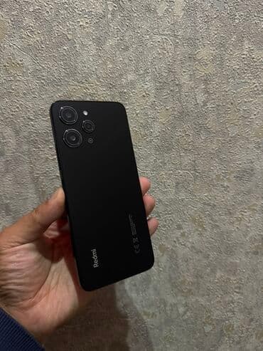 комбо 3 в 1: Redmi, Redmi 12, Б/у, 256 ГБ, цвет - Черный, 2 SIM — 1