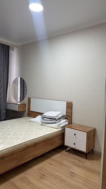 помощник полка: Спальный гарнитур, Двуспальная кровать, Дерево, цвет - Белый — 1