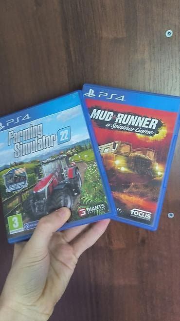 Техника и электроника: Игровые диски на PS4 (playstation 4) Farming simulator 22 + Mudrunner — 1