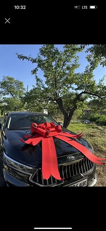 модульный стол: Праздничный бант для автомобиля - Большой декоративный бант красного — 1