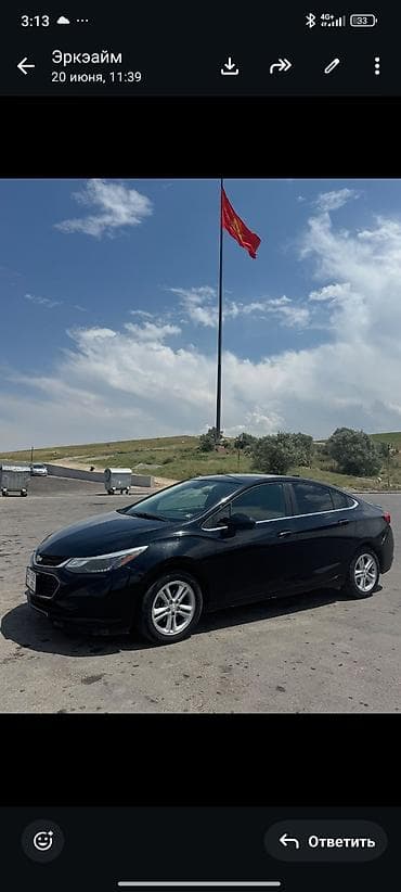 Унаа: Chevrolet Cruze: 2018 г., 1.4 л, Автомат, Бензин, Седан — 6