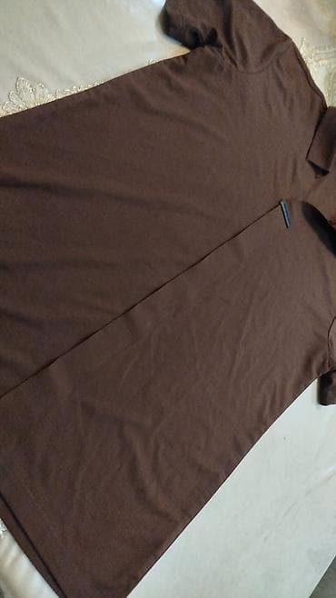 футболка россия: Мужская футболка, M, Eze, Новый, цвет - Коричневый, Платная доставка — 2