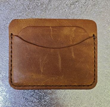 органайзер для украшений: Кожаные чехлы-держатели для карточек/ визиток - Материал — 3