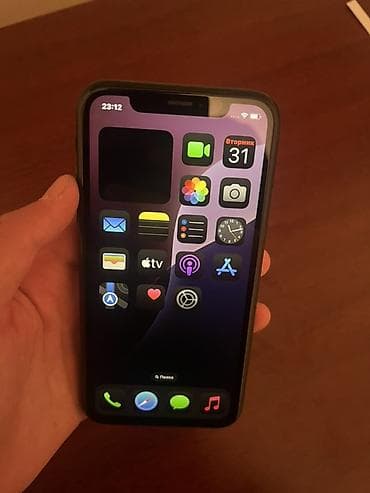 IPhone Xr, Б/у, 64 ГБ, Черный, Чехол