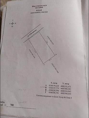 продажа участки и домов бишкек: 13 соток, Для строительства, Красная книга — 5