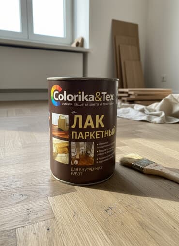 лаки: Паркетный лак Colorika&Tex для внутренних работ предназначен для — 1