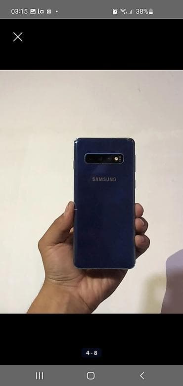 nokia 603: Samsung Galaxy S10, Б/у, 128 ГБ, цвет - Синий, 2 SIM — 4