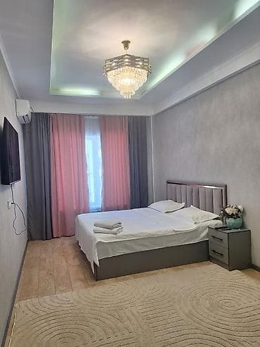 flat osh: 2 комнаты, Люкс, элитка, Асанбай мкр, Постельное белье — 2