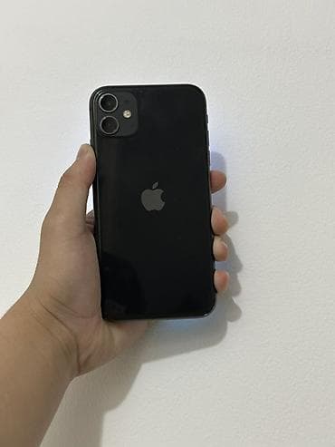 Poco: IPhone 11, Б/у, 128 ГБ, Черный, Чехол, 78 % — 1