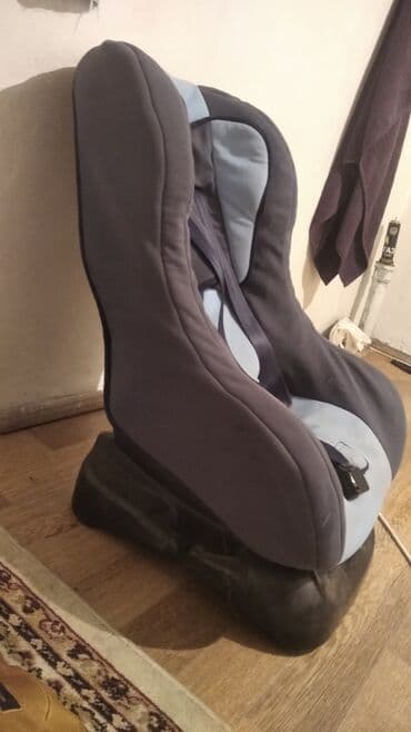 детское кресло на переднем сиденье: Автокресло, цвет - Голубой, Б/у — 1