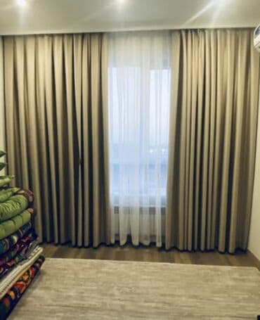 диван в салон красоты: Комплект штор, С тюлем в комплекте, Готовое изделие, Новый, Для беседки, Для ванной и душа, Для дачи — 4