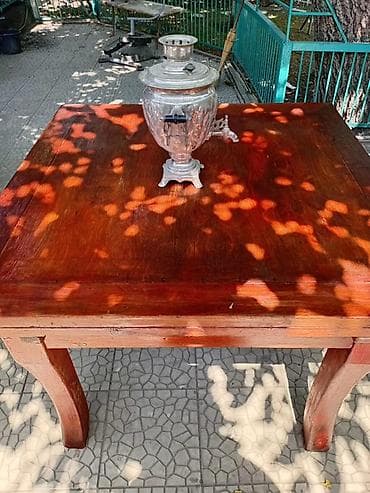 стол для телевизор: Стол трансформер Для кухни, Раскладной стол, Длина, см: 192-105 см, цвет - Коричневый — 2