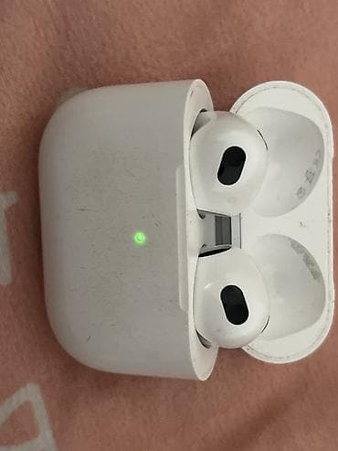 одно ухо: Беспроводные вкладыши наушники, Apple, Airpods 3 — 1