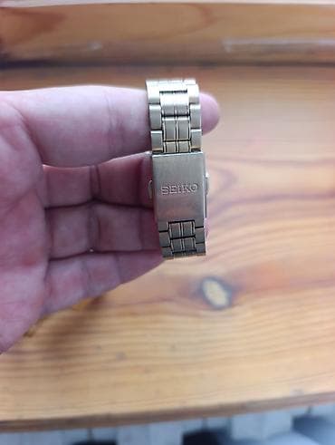 золото и бриллианты: Классические часы часы, Seiko, Водонепроницаемые, Мужские, Б/у — 6