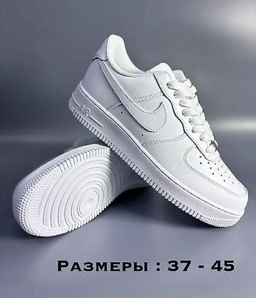 air force 1 black: Мужские кроссовки, 37, 38, 39, Nike, Новый, цвет - Белый, Самовывоз, Платная доставка — 2