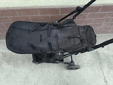 Коляска, цвет - Черный, Б/у