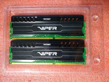 Электрондук китептер: Оперативдик эс-тутум, Жаңы, Patriot, 16 ГБ, DDR3, 1866 МГц, ПК үчүн — 2