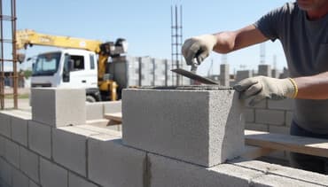 пескоблока рабочие: Газоблок, Автоклавсыз, 600x200x300, D600 — 1