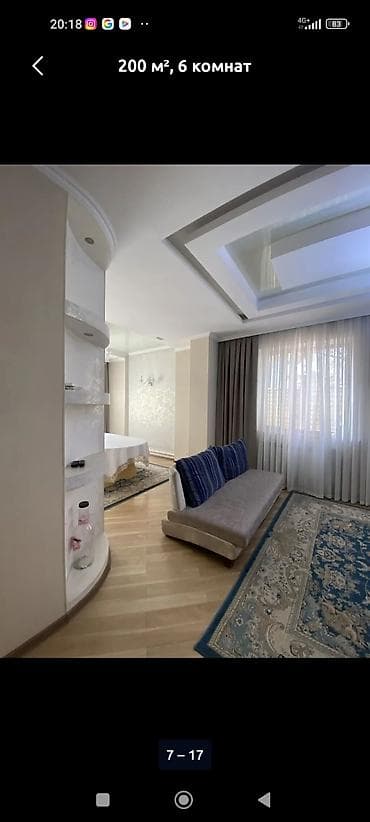 200 м², 6 бөлмө, Брондолгон эшиктер — 4