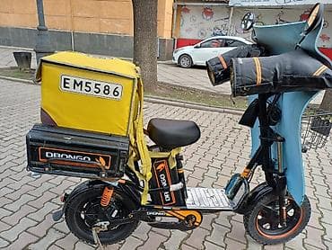 Скутерлер: Электроскутер DRONGO с комплектом для курьерской доставки. Основные — 1