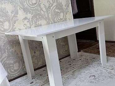 office table: Кухонный стол, Б/у, Прямоугольный, Нераскладной — 4