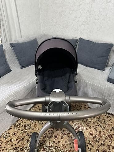 универсальные коляски stokke xplory: Коляска, Stokke, цвет - Черный, Б/у, Самовывоз — 2