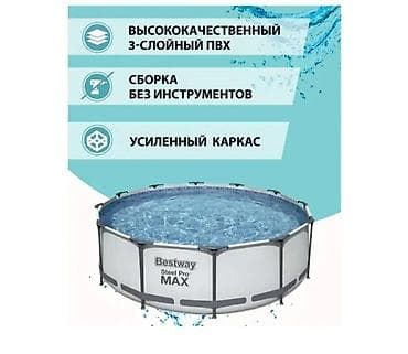 каркасные басейны: Каркасный бассейн размером 366х76 см - это идеальное решение для — 1