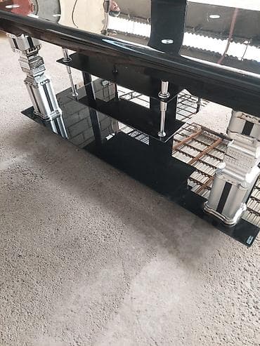 Ремонт и строительство: Тумба и подставка для телевизора, Напольная, Стекло, цвет - Черный — 1