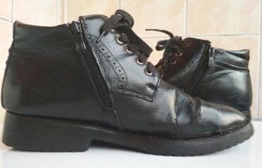 Спецодежда: 43р., евр., мужские класс., ботинки зимние, черные, с мехом, с — 4